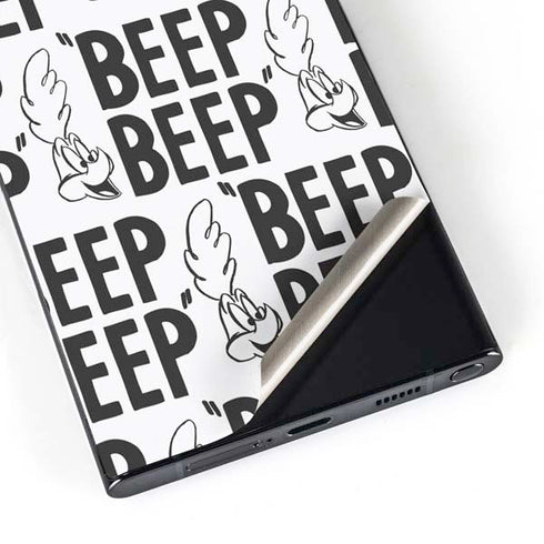 Looney Tunes Road Runner Beep Grid Galaxy S25 Ultra Skin